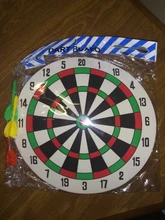 Juego de diana para dardos de 29,5 CM, colgante de pared para el hogar, doble cara, grueso, para interior y exterior, juego de lanzar, dardos con punta de acero