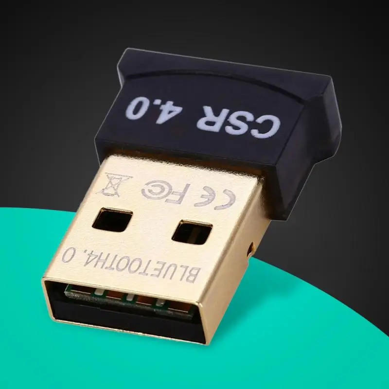 Беспроводной приемник Nano USB Bluetooth 4 0 черный антенный адаптер для компьютера на