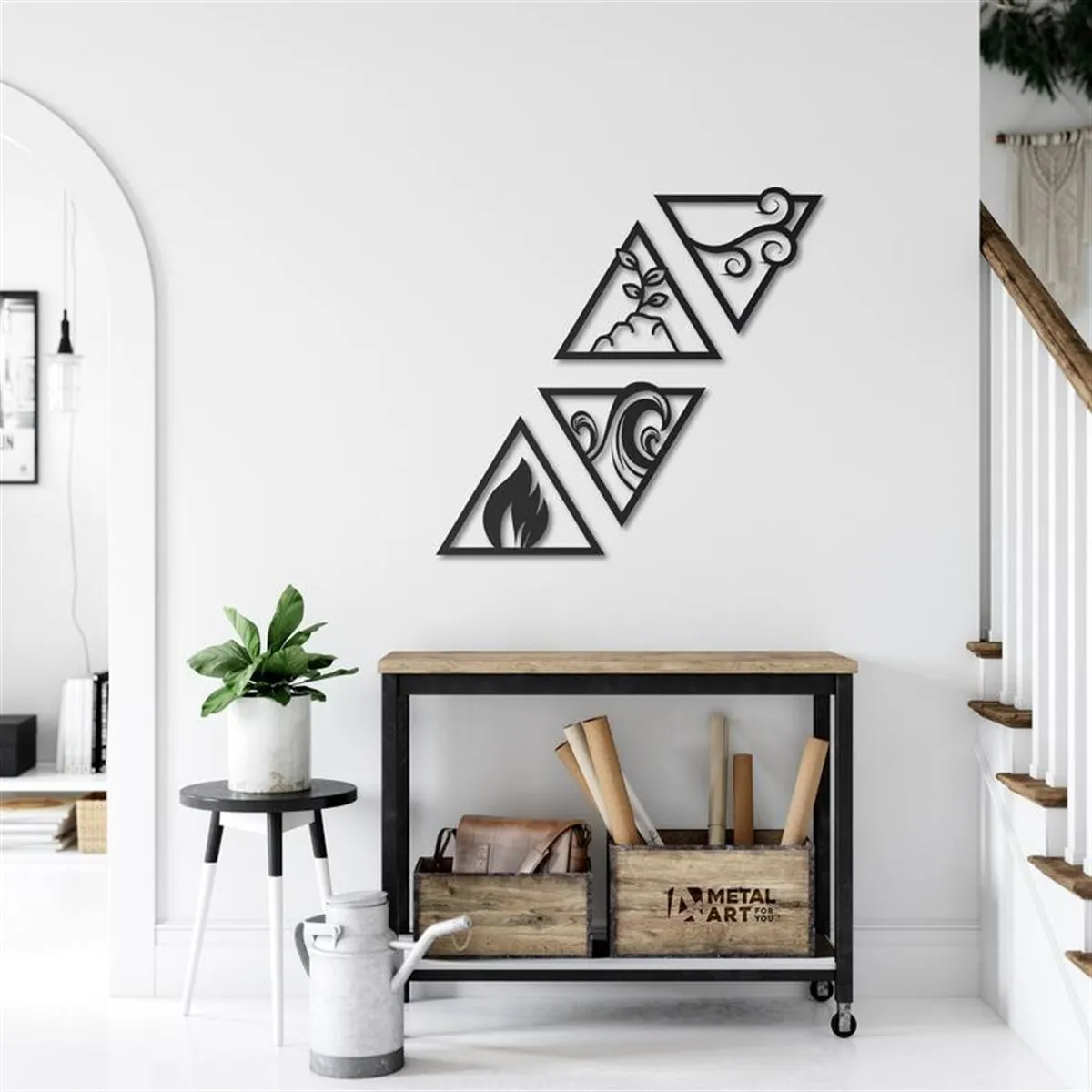 Wood Wall Art Decor four elements Black Color Modern Nature Desert Home Office New 3D Creative Stylish Living Room Bedroom new
Wood Wall Art Decor four elements Black Color Modern Nature Desert Home Office New 3D Creative Stylish Living Room Bedroom new