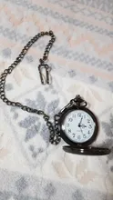 Cadena con colgante de superficie lisa para hombre, Reloj clásico de bolsillo, Retro, Steampunk