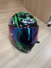 10 colores oro iridio de la motocicleta completa máscara visera estuche para gafas para SHOEI X14 X-14 Z7 CWR-1 NXR RF-1200 X-espíritu 3 máscara visera