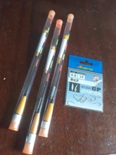 Balsa-flotadores de Pesca de madera, boya de agua poco profunda, cola de Hrad, accesorios de herramientas de Pesca, 3 unids/lote