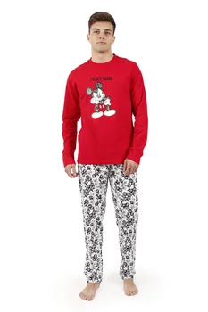 Pajamas man Winter funny long sleeve Mickey Mouse Original red Color
Pajamas man Winter funny long sleeve Mickey Mouse Original red Color