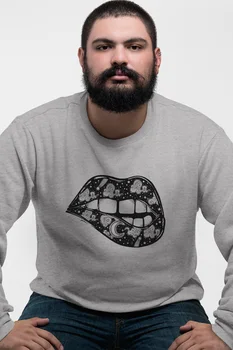 Angemiel Wear Moon Pattern Lip Gray Men 'S Sweatshirt
Angemiel Wear Moon Pattern Lip Gray Men 'S Sweatshirt