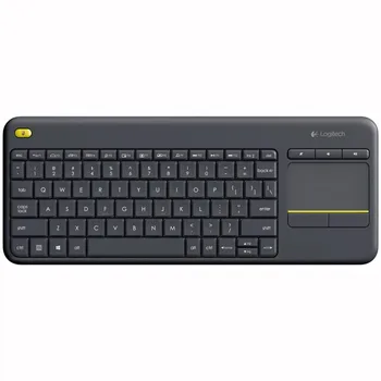 Logitech K400 Plus QWERTY wireless RF keyboard Black