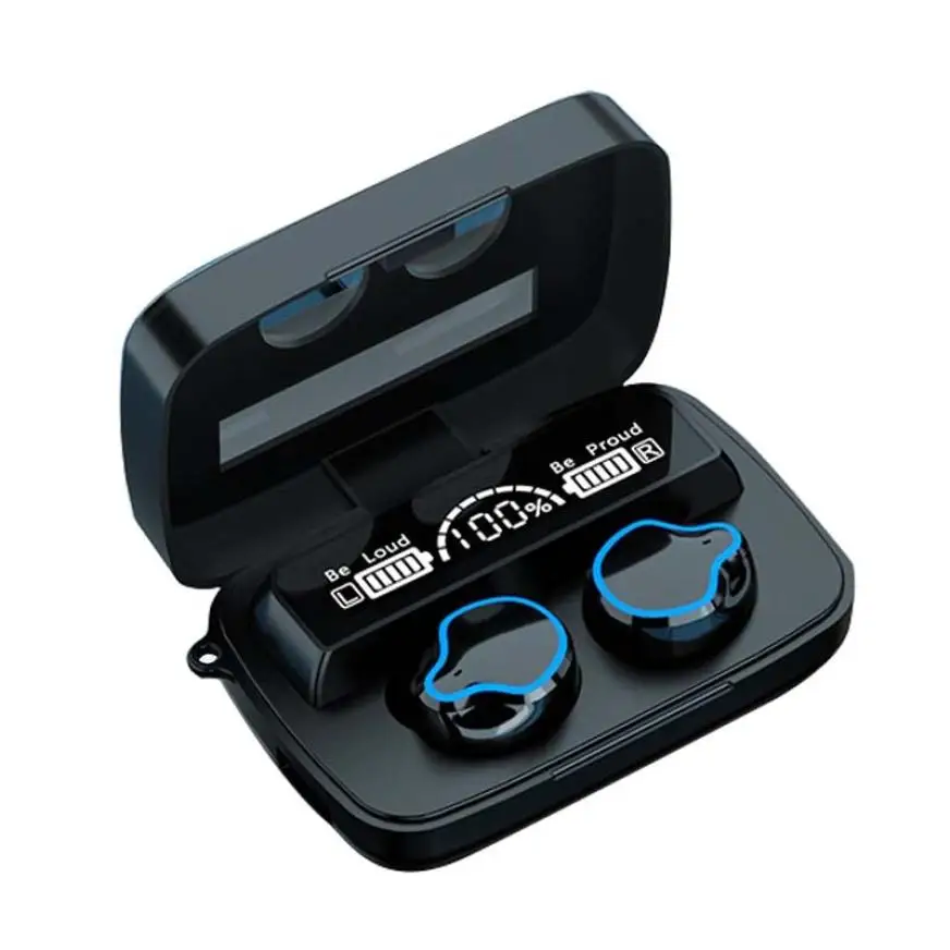 TWS M9 Bluetooth 5.1 Wireless Geadset Mirror Power Display Touch Control Earphone Noise Reduction Earpieces with LED Flashlight
TWS M9 Bluetooth 5.1 Wireless Geadset Mirror Power Display Touch Control Earphone Noise Reduction Earpieces with LED Flashlight