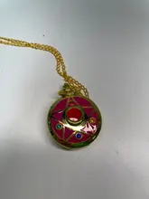 Reloj de bolsillo colorido de Sailor Moon para niños, colgante Vintage, regalo para mujer, Fob, relojes de bolsillo, cadena, collar, venta al por mayor