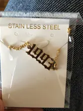 Tobillera con año de nacimiento para mujer, pulsera de tobillo, joyería de acero inoxidable, Color oro rosa, número personalizado, regalos, 1980-1998