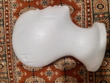 Soporte práctico de espuma para pelucas para cabezas de maniquí, soporte de exhibición para gafas, modelo de cabeza de peluca, envío directo, con soporte para peluca