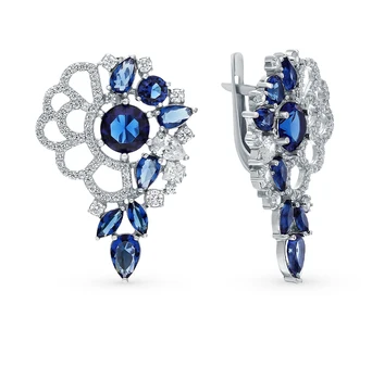 Silver earrings with quartz and cubic zirconia sunlight sample 925
Silver earrings with quartz and cubic zirconia sunlight sample 925