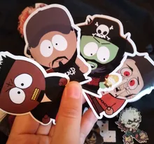 Pegatina de Pvc para patineta, Maleta de equipaje de guitarra para chico pegatina de juguete, artículos de papelería impermeables de animación clásica Southpark, 10/30/50 Uds.