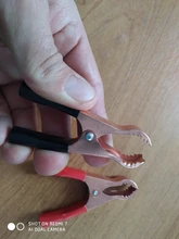 Connector-Plug Battery Alligator-Clips Test-Lead-Clips Crocodile Caravan Power Red Black