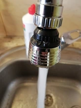 Grifo aireador de cocina de 360 grados, 2 modos, filtro de agua ajustable, difusor, ahorro de agua, boquilla para grifo, conector, aireadores de Ducha