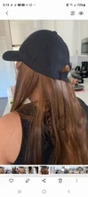 HUAYA-gorro de béisbol sintético, largo y recto, Natural, negro, marrón, pelucas, extensiones de cabello Natural sin costuras