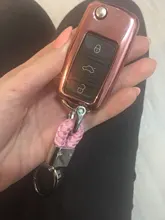 TPU car key cover case shell fob for VW Golf Bora Jetta POLO GOLF Passat For Skoda Octavia