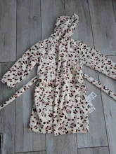 Albornoz de dibujos animados para niños y niñas, ropa de dormir encantadora de manga larga, de 2 a 8 años, primavera y otoño