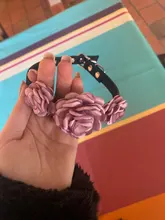 Collar Necklace Puppy-Accessory Roses Flower-Design Pet-Dog Princess Cat 2-Sizes 4-Colours