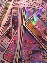 Pokemon GX-cartas brillantes TAKARA TOMY, juego de cartas VAMX de batalla, juguete para niños