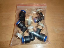 PL pneumatic connector 4mm-12mm hose OD 1/8 1/4 3/8 1/2 male pneumatic thread tube