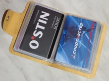 Cerrojo de 24 ranuras Bits bolso de tarjeta de negocios de tarjeta de hombres y mujeres portadores de identificación Banco organizador de tarjeta de crédito de tarjeta de pasaporte cartera