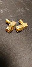 2 unids/lote SMA a SMA conector 90 grados ángulo recto SMA adaptador macho a hembra para WIFI antena/FPV RF conector
