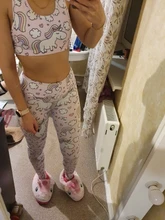 Kliou-Camiseta deportiva con estampado de dibujos animados, leggings ajustados de cintura alta, conjunto de 2 piezas, Otoño e Invierno