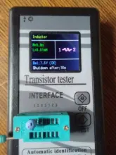 Multiusos Transistor Tester 128*160 diodo tiristor capacitancia resistencia inductancia MOSFET ESR LCR Metro pantalla TFT Color