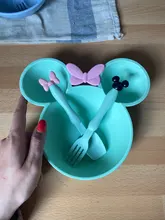 Vajilla de dibujos animados de paja de trigo para bebé, Platos para niños, Platos de cena para niños, plato de alimentación de bebé, tazón de entrenamiento, cuchara, tenedor, 3 uds.