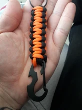 Al aire libre llavero anillo de mosquetón cuerda de paracaídas militar cuerda de Kit de supervivencia para acampada de emergencia nudo abridor de botella de herramientas