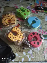 10 unids/lote niños bebé de dibujos animados de animales Jammers para protecciones de borde de esquina tapón de la puerta de bloqueo bebé seguridad Protector de dedos lindo