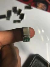 Conector de carga de Cable para teléfono, Conector de soldadura macho 4 en 1, USB 3,1, 4P, niquelado/chapado en oro, 1/2/5 uds.