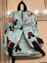 Disney-mochila escolar de Mickey mouse para niños y niñas, para guardería morral, mochilas de colegio de niño