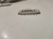 Alegría y belleza 40 unids/lote U rubia/marrón/Negro/plata/luz marrón Snap Clip para el cabello Peluca de extensión de 32mm