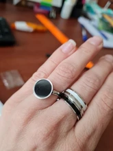 Lokaer Simple Rosa anillos de Color dorado para las mujeres ancho de 2 MM de acero inoxidable de fiesta de cumpleaños diario anillo de dedo regalos R19158