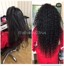Ídolo de moda Afro Pelo Rizado paquetes de extensiones de cabello sintético 24-28 pulgadas 6 unids/lote Rubio degradado teje el pelo para las mujeres negras