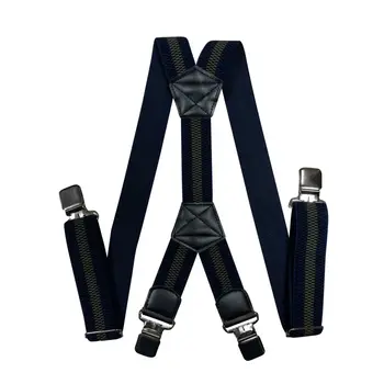 Suspenders for large size trousers (4 cm, 4 clips, blue with green) 55123
Suspenders for large size trousers (4 cm, 4 clips, blue with green) 55123
