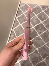 LSJHA-cepillo de dientes eléctrico sónico para niños, patrón de dibujos animados, limpieza médica, Oral, 3-13 años, cabezal de cepillo reemplazable