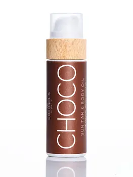 COCOSOLIS CHOCO Sun Tan & Body Oil Organic oil for a chocolate tan, and hydrated and radiant skin every day.
COCOSOLIS CHOCO Sun Tan & Body Oil Organic oil for a chocolate tan, and hydrated and radiant skin every day.