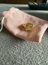 Foxanry-anillos con letras en inglés para mujer, Plata de Ley 925, 26, chapado en oro Vintage francés Irregular, regalos de joyería para fiesta