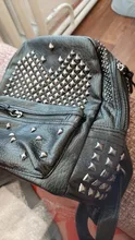 Mochila de piel sintética con remaches para mujer, morral escolar con remaches Preppy, pequeña, para viaje, 2019
