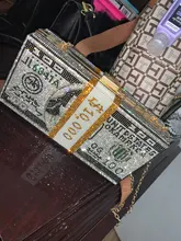 Bolso de cristal con diseño de dólar para la noche, Cartera de mano con diseño de diamantes de lujo, para fiestas, bodas y cenas