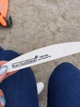 6pc mezclar archivos de uñas fuerte papel de lija lavable las uñas de Emery Board 80/100/150/180/240/320 Grit Lima un ongle manicura pulidora