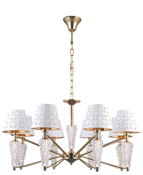 Chandelier 1016/8h-gd-wt Alison 
Chandelier 1016/8h-gd-wt Alison