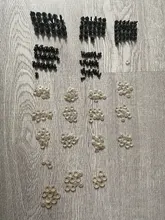 1 caja para juguetes, suministros DIY, accesorios de ojos, accesorios de muñeca de ojo negro, plástico de seguridad de 6mm, 8mm, 9mm, 10mm, 12mm, multiusos