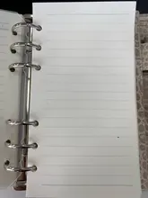 A5 A6 A7 de papel de impresión sin madera planificador páginas para Filofax oficina cuaderno espiral de papeles Binder página interior