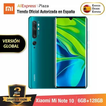 Xiaomi Mi Note 10 (128GB ROM con 6GB RAM, Cámara 108 MP, Android, Nuevo, Móvil) 
Xiaomi Mi Note 10 (128GB ROM con 6GB RAM, Cámara 108 MP, Android, Nuevo, Móvil)