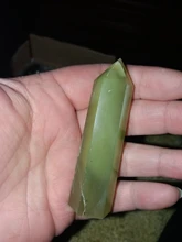 Copos de nieve naturales de punto cristalino, Jade curativo, Obelisco, varita de cuarzo, adorno de obelisco para decoración del hogar, pirámide de piedra de Reiki de energía, 1 ud.