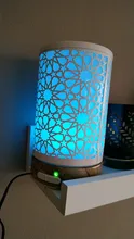 Diffuser-Desk Air-Humidifier Essential-Oil Hollow with Color-Gradient Night-Lamp Bpa-Free