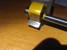 1pc 8mm vástago T-Sloting Router poco broca con rodamiento de madera fresado de ranuras de tipo T Rabbeting madera herramienta para madera MC02091