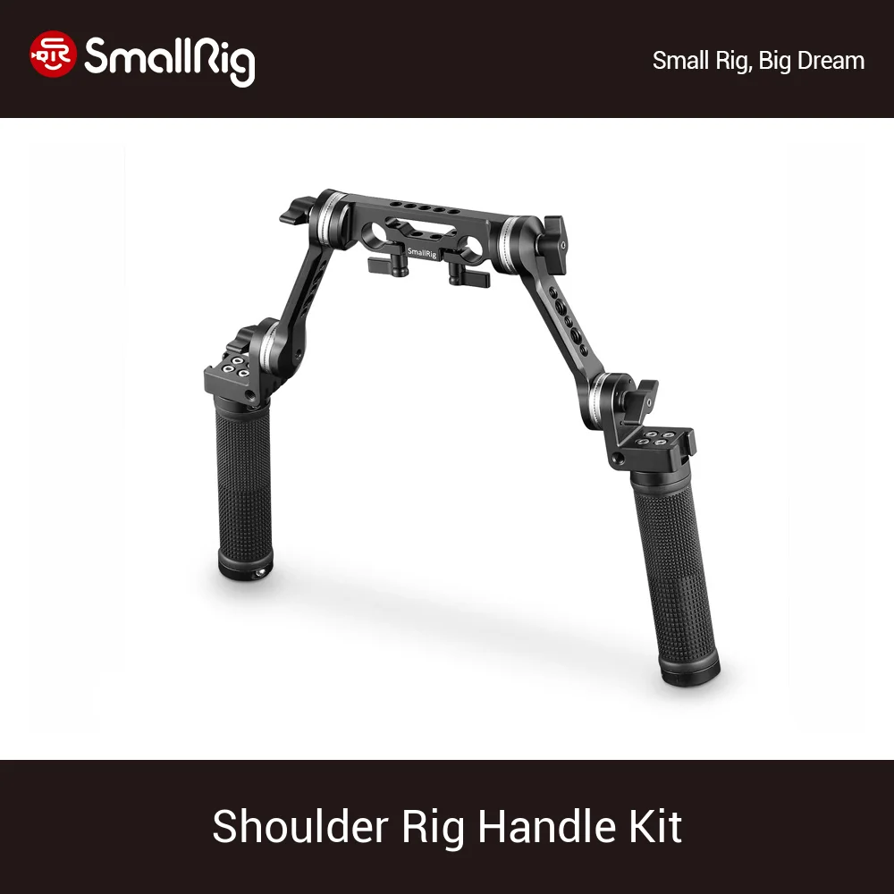 SmallRig Rubber Shoulder Support Rig Kit With Arri Rosette Mount 15mm Rod Clamp Mount Shoulder Stabilizer Handle Kit - 2002
SmallRig Rubber Shoulder Support Rig Kit With Arri Rosette Mount 15mm Rod Clamp Mount Shoulder Stabilizer Handle Kit - 2002